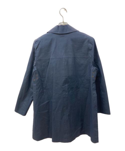 MACKINTOSH（マッキントッシュ）MACKINTOSH (マッキントッシュ) ハンドメイドゴム引きダブルコート ネイビー サイズ:Sの古着・服飾アイテム