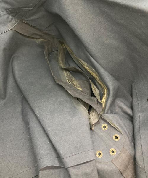 MACKINTOSH（マッキントッシュ）MACKINTOSH (マッキントッシュ) ハンドメイドゴム引きダブルコート ネイビー サイズ:Sの古着・服飾アイテム