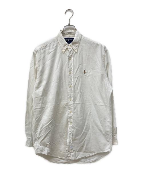 RALPH LAUREN（ラルフローレン）RALPH LAUREN (ラルフローレン) ボタンダウンシャツ ホワイト サイズ:Ｍの古着・服飾アイテム