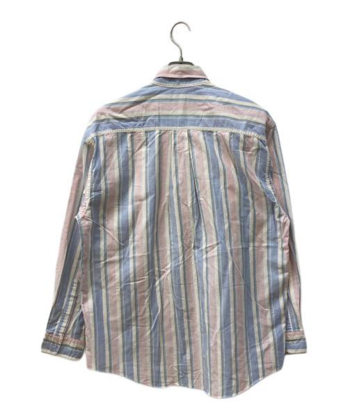 L.L.Bean（エルエルビーン）L.L.Bean (エルエルビーン) ストライプシャツ レッド サイズ:Ⅼの古着・服飾アイテム