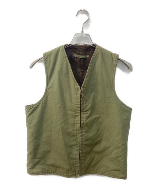 U'S NAVY（ユーエスネイビー）U'S NAVY (ユーエスネイビー) N-1アルパカライナーデッキベスト グリーン サイズ:-の古着・服飾アイテム
