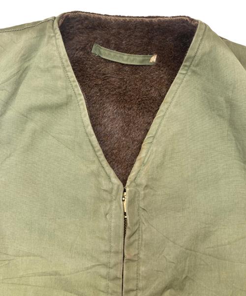 U'S NAVY（ユーエスネイビー）U'S NAVY (ユーエスネイビー) N-1アルパカライナーデッキベスト グリーン サイズ:-の古着・服飾アイテム