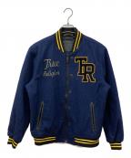 TRUE RELIGIONトゥルー レリジョン）の古着「メルトンスタジャン」｜ネイビー