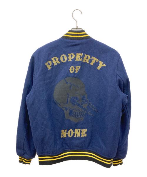 TRUE RELIGION（トゥルー レリジョン）TRUE RELIGION (トゥルー レリジョン) メルトンスタジャン ネイビー サイズ:XLの古着・服飾アイテム