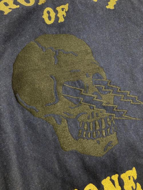 TRUE RELIGION（トゥルー レリジョン）TRUE RELIGION (トゥルー レリジョン) メルトンスタジャン ネイビー サイズ:XLの古着・服飾アイテム