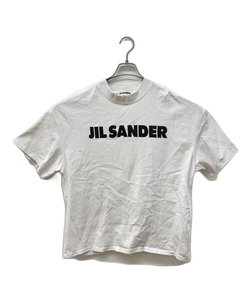 JIL SANDER（ジルサンダー）JIL SANDER (ジルサンダー) ロゴプリントTシャツ ホワイト サイズ:‐の古着・服飾アイテム