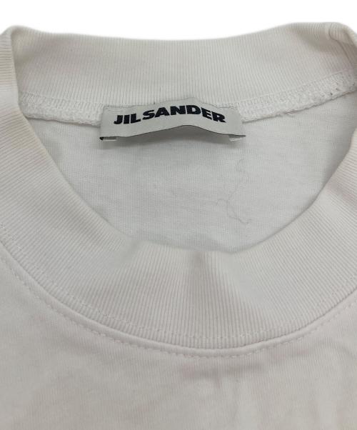 JIL SANDER（ジルサンダー）JIL SANDER (ジルサンダー) ロゴプリントTシャツ ホワイト サイズ:‐の古着・服飾アイテム