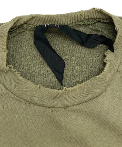 N°21（ヌメロヴェントゥーノ）N°21 (ヌメロヴェントゥーノ) ラグランスウェット グリーン サイズ:Ⅿの古着・服飾アイテム