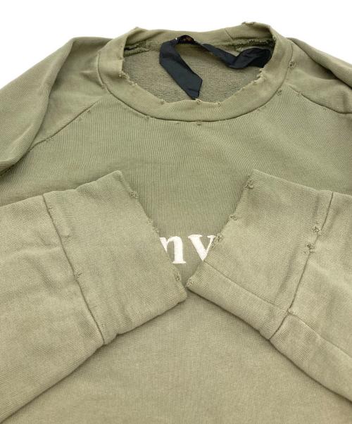 N°21（ヌメロヴェントゥーノ）N°21 (ヌメロヴェントゥーノ) ラグランスウェット グリーン サイズ:Ⅿの古着・服飾アイテム