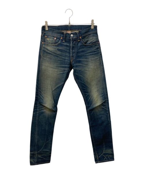 RRL（ダブルアールエル）RRL (ダブルアールエル) SLIM FIT/ボタンフライデニムパンツ インディゴ サイズ:W29×L32の古着・服飾アイテム