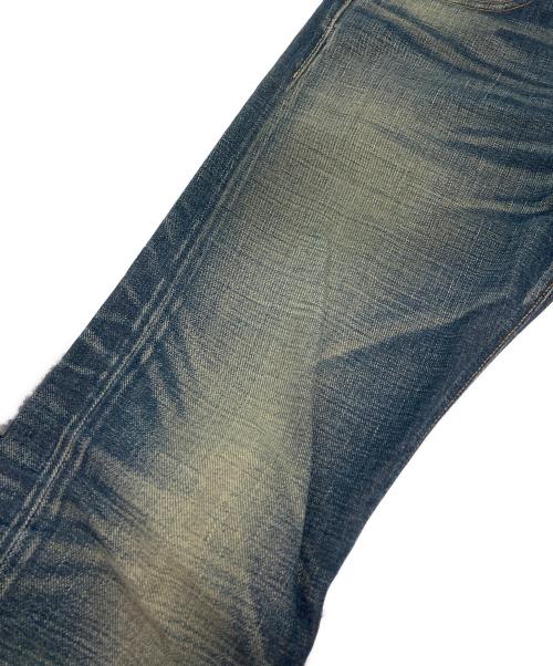 RRL（ダブルアールエル）RRL (ダブルアールエル) SLIM FIT/ボタンフライデニムパンツ インディゴ サイズ:W29×L32の古着・服飾アイテム