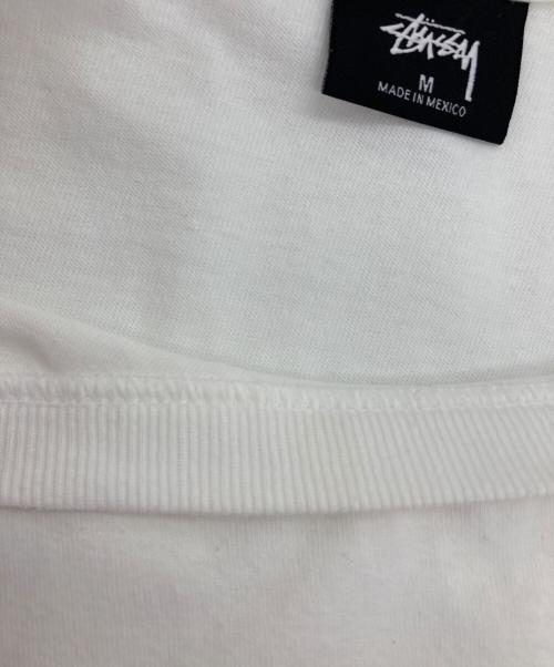 stussy（ステューシー）stussy (ステューシー) アートロゴTシャツ ホワイト サイズ:Mの古着・服飾アイテム