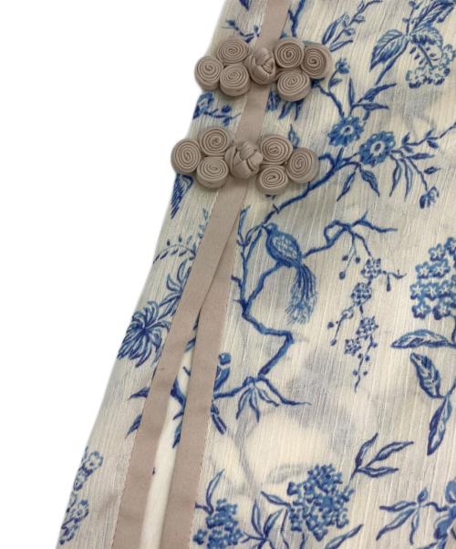 KEITA MARUYAMA（ケイタマルヤマ）KEITA MARUYAMA (ケイタマルヤマ) Lily Brown (リリーブラウン) 総柄パンツ ベージュ サイズ:Sの古着・服飾アイテム