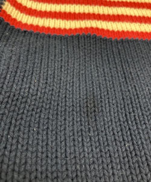 POLO RALPH LAUREN（ポロ・ラルフローレン）POLO RALPH LAUREN (ポロ・ラルフローレン) 星条旗コットンニット ネイビー サイズ:Sの古着・服飾アイテム