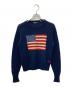 POLO RALPH LAUREN（ポロ・ラルフローレン）の古着「星条旗コットンニット」｜ネイビー
