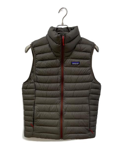Patagonia（パタゴニア）Patagonia (パタゴニア) ダウンベスト/ダウン・セーター・ベスト ブラウン/Marlow Brown サイズ:Sの古着・服飾アイテム
