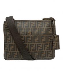 FENDI（フェンディ）の古着「ズッカ柄ショルダーバッグ」｜ブラウン