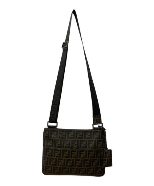 FENDI（フェンディ）FENDI (フェンディ) ズッカ柄ショルダーバッグ ブラウンの古着・服飾アイテム