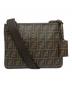 FENDI（フェンディ）の古着「ズッカ柄ショルダーバッグ」｜ブラウン