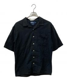 POLO RALPH LAUREN（ポロ・ラルフローレン）の古着「オープンカラーシャツ」｜ブラック