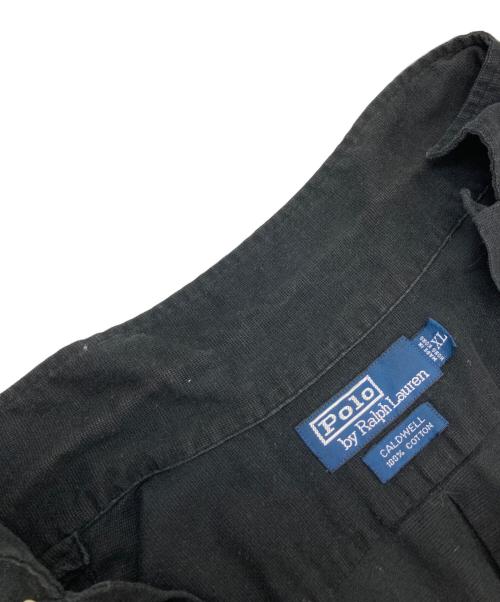 POLO RALPH LAUREN（ポロ・ラルフローレン）POLO RALPH LAUREN (ポロ・ラルフローレン) オープンカラーシャツ ブラック サイズ:XLの古着・服飾アイテム