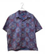 POLO RALPH LAURENポロ・ラルフローレン）の古着「ペイズリー柄シャツ」｜レッド×ネイビー