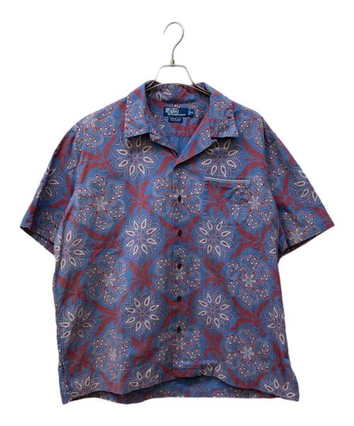 POLO RALPH LAUREN（ポロ・ラルフローレン）POLO RALPH LAUREN (ポロ・ラルフローレン) ペイズリー柄シャツ レッド×ネイビー サイズ:XLの古着・服飾アイテム