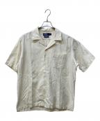 POLO RALPH LAURENポロ・ラルフローレン）の古着「シルクコットンオープンカラーシャツ」｜アイボリー