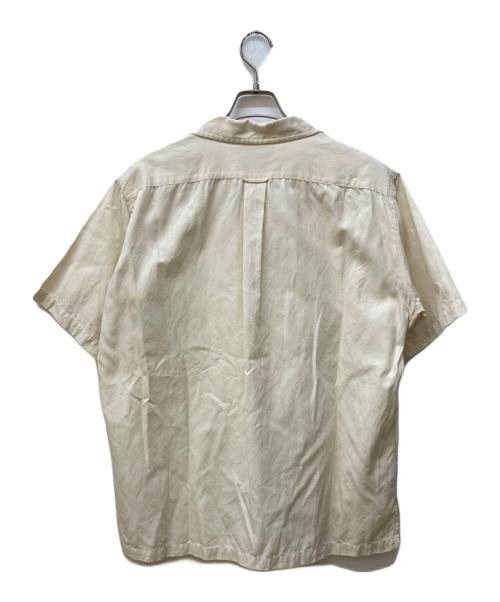 POLO RALPH LAUREN（ポロ・ラルフローレン）POLO RALPH LAUREN (ポロ・ラルフローレン) シルクコットンオープンカラーシャツ アイボリー サイズ:Ⅼの古着・服飾アイテム