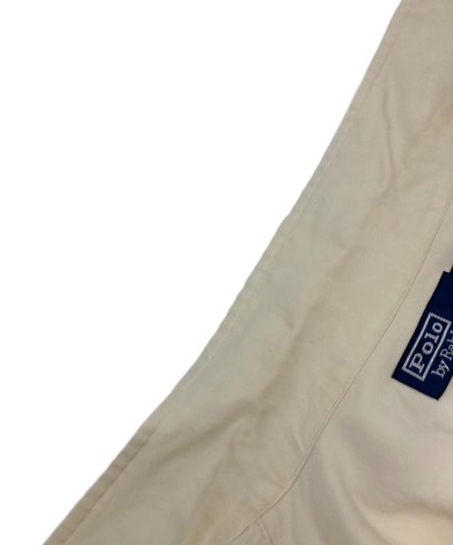 POLO RALPH LAUREN（ポロ・ラルフローレン）POLO RALPH LAUREN (ポロ・ラルフローレン) シルクコットンオープンカラーシャツ アイボリー サイズ:Ⅼの古着・服飾アイテム