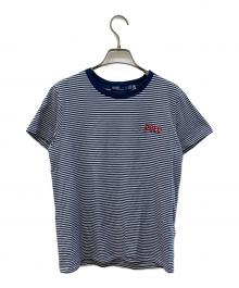 POLO RALPH LAUREN（ポロ・ラルフローレン）の古着「ボーダーTシャツ」｜ホワイト×ネイビー