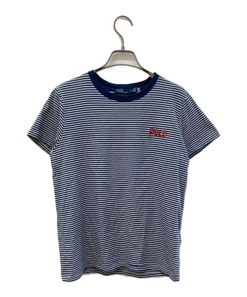 POLO RALPH LAUREN（ポロ・ラルフローレン）POLO RALPH LAUREN (ポロ・ラルフローレン) ボーダーTシャツ ホワイト×ネイビー サイズ:Ⅿの古着・服飾アイテム