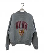 POLO RALPH LAURENポロ・ラルフローレン）の古着「3段プリントスウェット」｜グレー