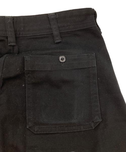POLO RALPH LAUREN（ポロ・ラルフローレン）POLO RALPH LAUREN (ポロ・ラルフローレン) フレアワイドパンツ ブラックの古着・服飾アイテム