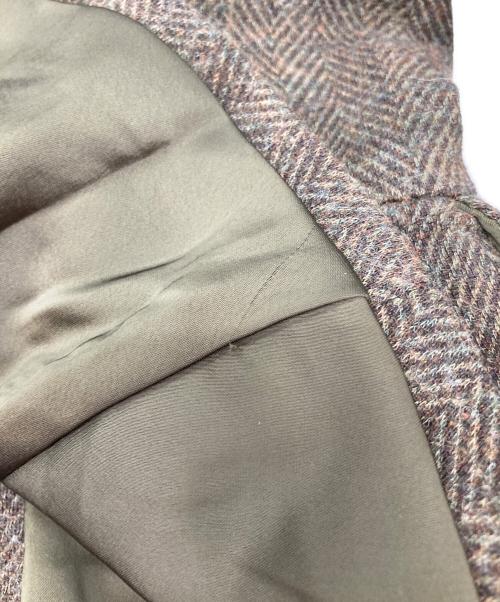 POLO RALPH LAUREN（ポロ・ラルフローレン）POLO RALPH LAUREN (ポロ・ラルフローレン) ヘリンボーンベルテッドブレザー ブラウン サイズ:4の古着・服飾アイテム