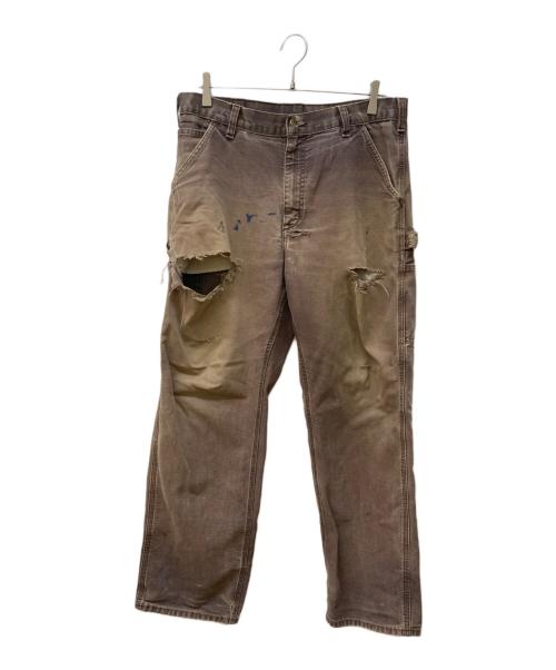 CarHartt（カーハート）CarHartt (カーハート) ダック地ペインターパンツ ブラウン サイズ:-の古着・服飾アイテム
