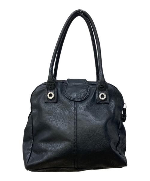DIESEL（ディーゼル）DIESEL (ディーゼル) ターンロックレザートートバッグ ブラック サイズ:-の古着・服飾アイテム