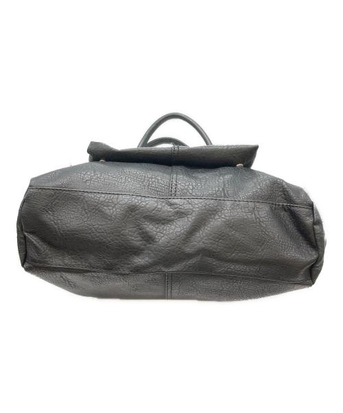 DIESEL（ディーゼル）DIESEL (ディーゼル) ターンロックレザートートバッグ ブラック サイズ:-の古着・服飾アイテム