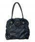 DIESEL（ディーゼル）の古着「ターンロックレザートートバッグ」｜ブラック