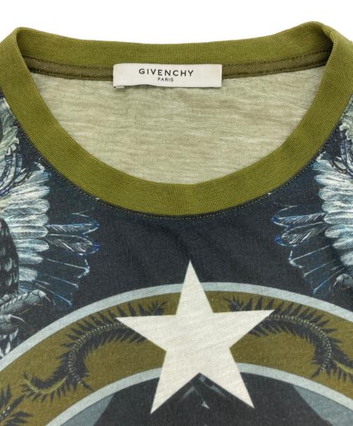 GIVENCHY（ジバンシィ）GIVENCHY (ジバンシィ) グリフォングラフィックノースリーブカットソー カーキ サイズ:XSの古着・服飾アイテム