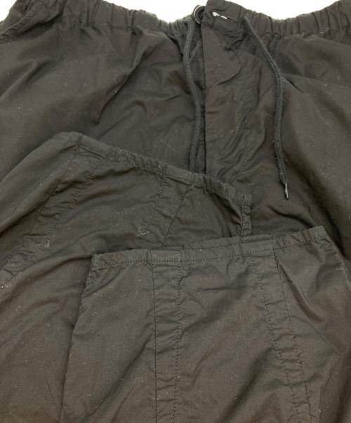 Graphpaper（グラフペーパー）Graphpaper (グラフペーパー) Garment Dyed Typewriter Parachute Pants/パンツ ブラック サイズ:2の古着・服飾アイテム