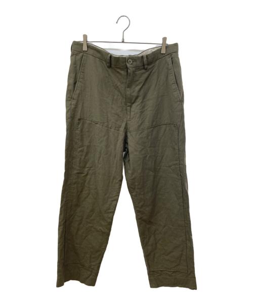 UNUSED（アンユーズド）UNUSED (アンユーズド) ダブルニースラックス カーキ サイズ:3の古着・服飾アイテム