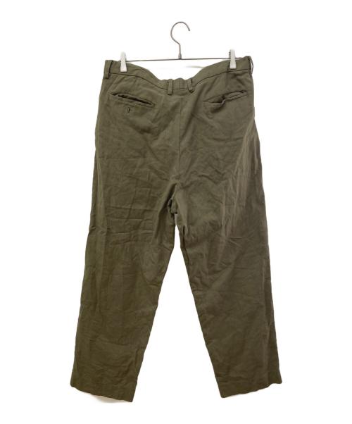 UNUSED（アンユーズド）UNUSED (アンユーズド) ダブルニースラックス カーキ サイズ:3の古着・服飾アイテム