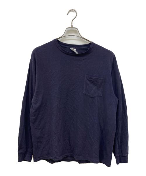 COMOLI（コモリ）COMOLI (コモリ) サープラス/ロングスリーブポケットカットソー ネイビー サイズ:3の古着・服飾アイテム