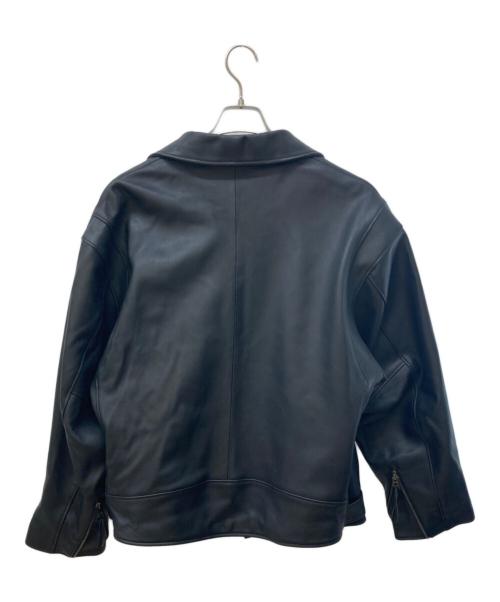 MONKEY TIME（モンキータイム）MONKEY TIME (モンキータイム) SHEEP OVER SIZED W/RIDERS/ラムレザーライダースジャケット ブラック サイズ:XLの古着・服飾アイテム