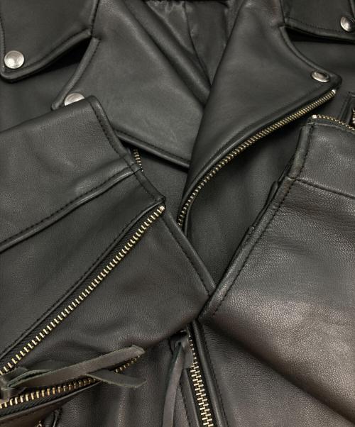 MONKEY TIME（モンキータイム）MONKEY TIME (モンキータイム) SHEEP OVER SIZED W/RIDERS/ラムレザーライダースジャケット ブラック サイズ:XLの古着・服飾アイテム
