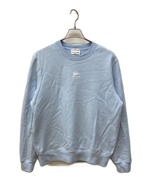 LACOSTE（ラコステ）LACOSTE (ラコステ) ワンポイントクルーネックスウェット スカイブルー サイズ:Mの古着・服飾アイテム