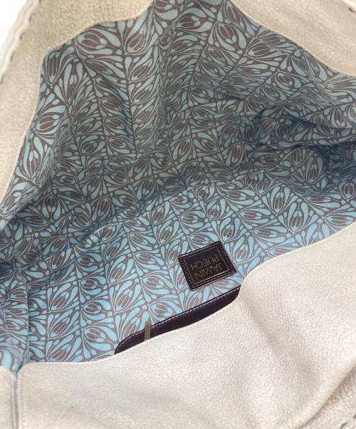 JAMIN PUECH（ジャマンピュエッシュ）JAMIN PUECH (ジャマンピュエッシュ) レザーバッグ アイボリーの古着・服飾アイテム