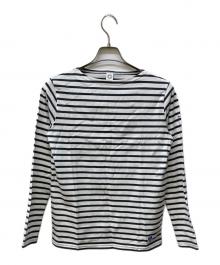 ORCIVAL（オーシバル）の古着「BFJ BOAT NECK L/S/ボーダーカットソー」｜ホワイト×グレー