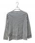 ORCIVAL (オーシバル) BFJ BOAT NECK L/S/ボーダーカットソー ホワイト×グレー サイズ:2 未使用品：5000円